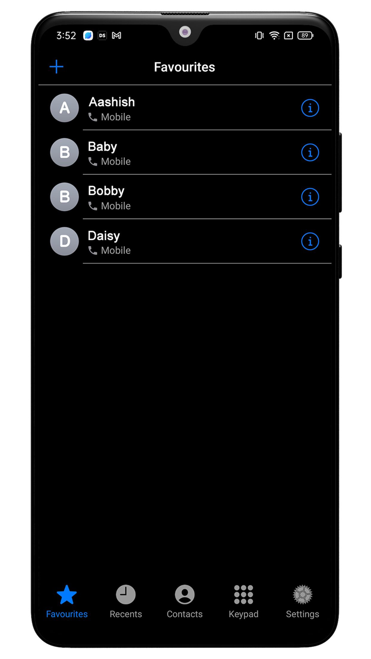 اسکرین شات 5 برنامه iCall Dialer Contacts & Calls