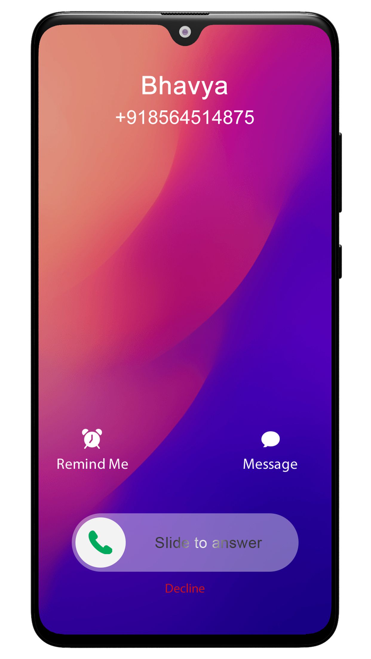 اسکرین شات 1 برنامه iCall Dialer Contacts & Calls