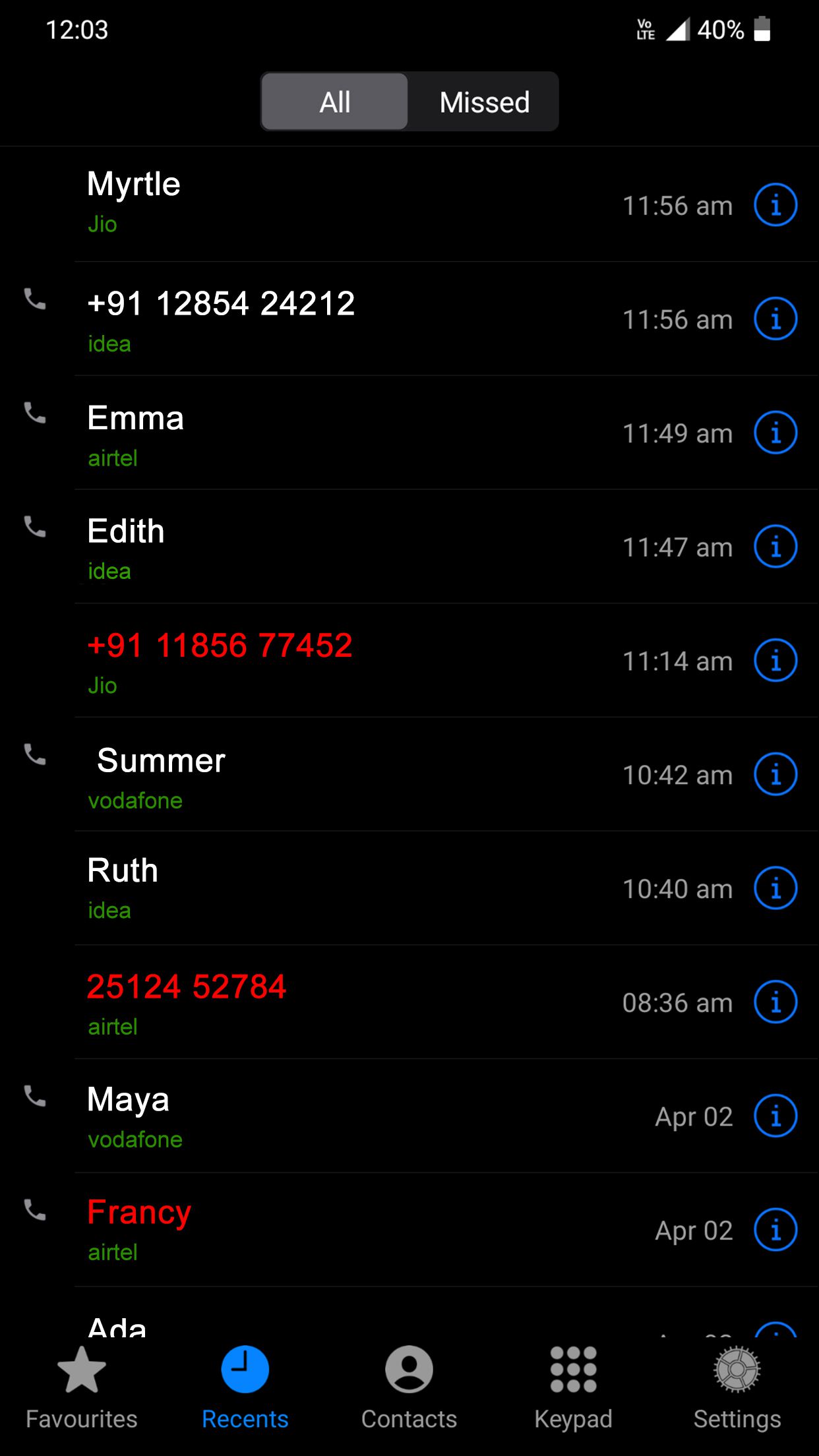 اسکرین شات 7 برنامه My Photo Phone Dialer