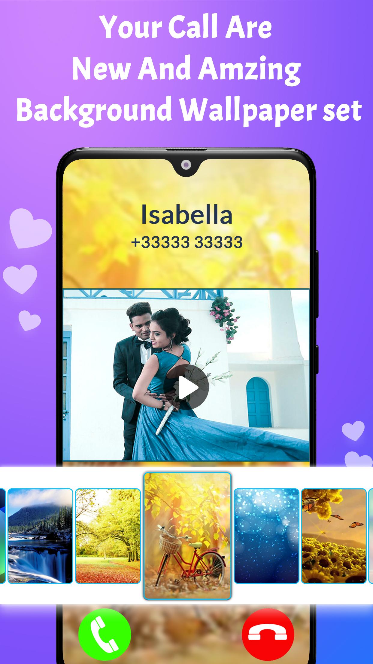 اسکرین شات 5 برنامه Love Video Ringtone for Incomi