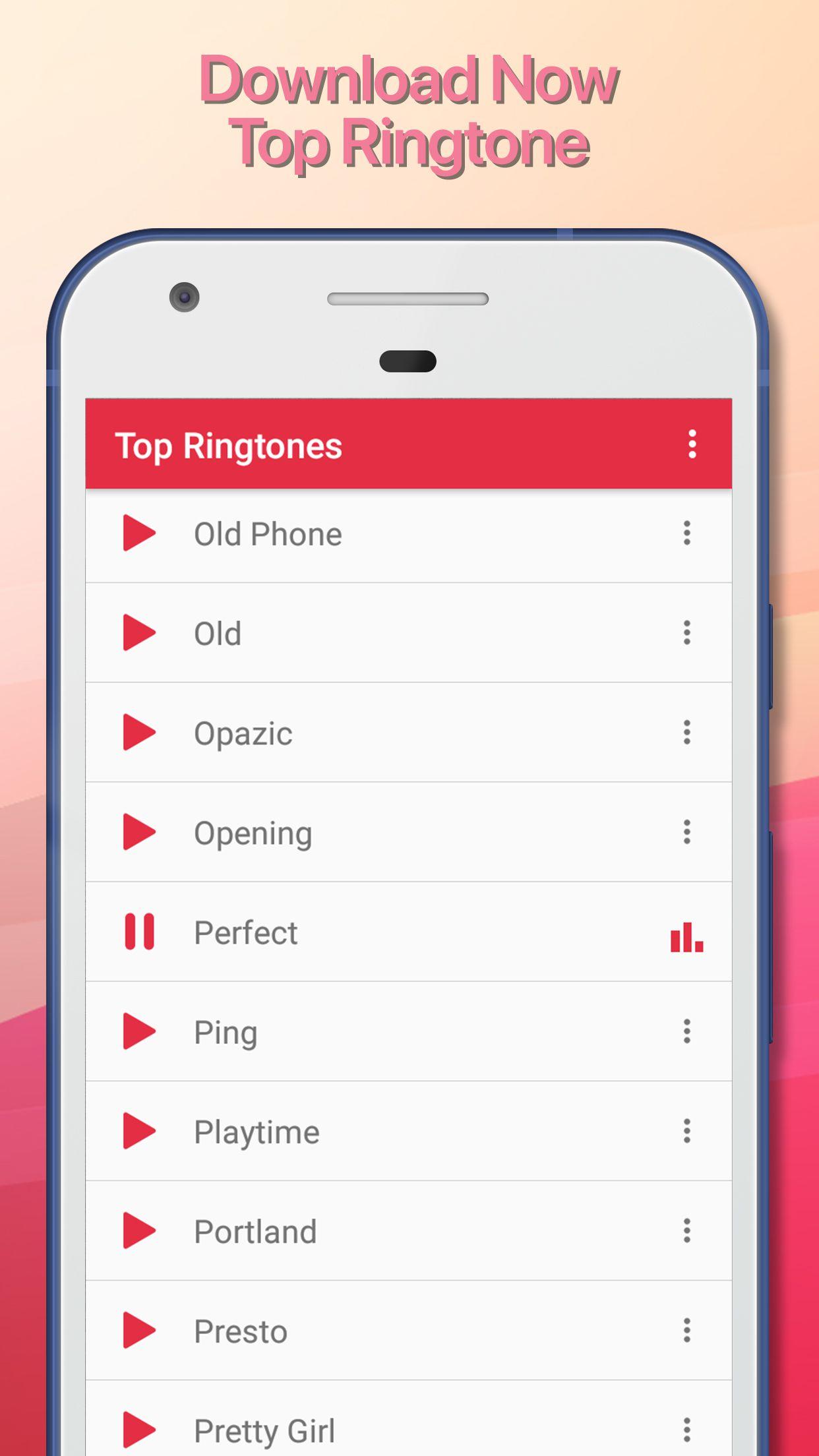 اسکرین شات 1 برنامه Ringtones 100 - Most Popular