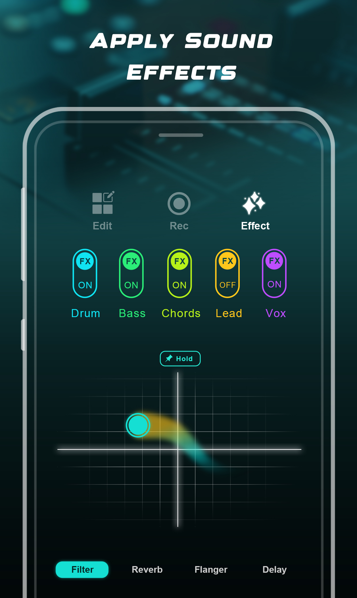 اسکرین شات 3 برنامه Looppad - Groove & Music Maker