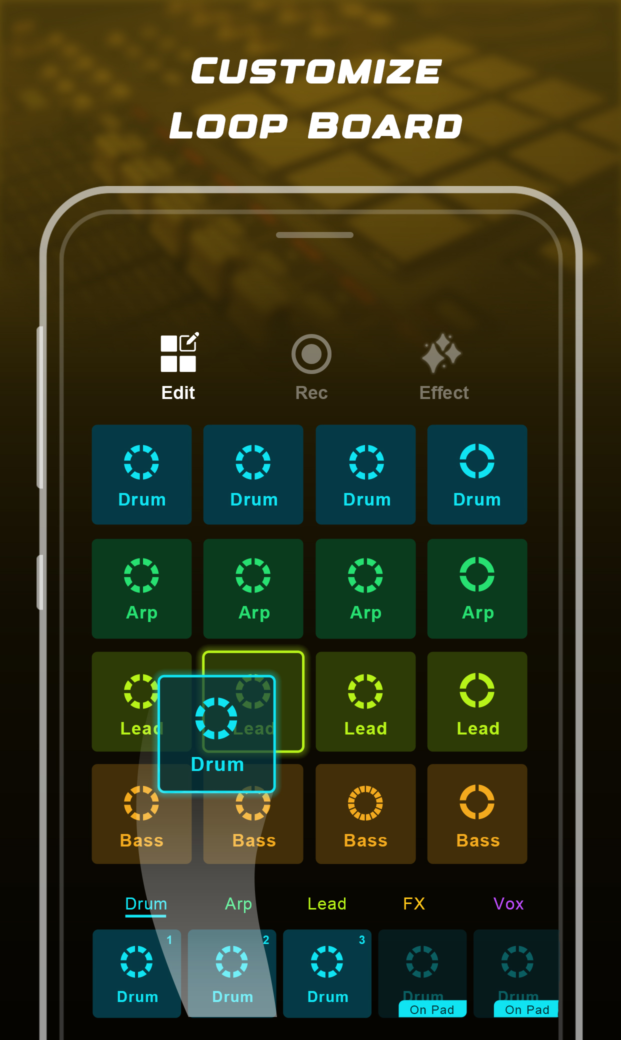 اسکرین شات 4 برنامه Looppad - Groove & Music Maker