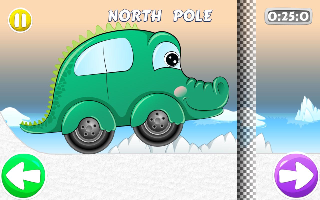 اسکرین شات 4 بازی Racing car game for kids