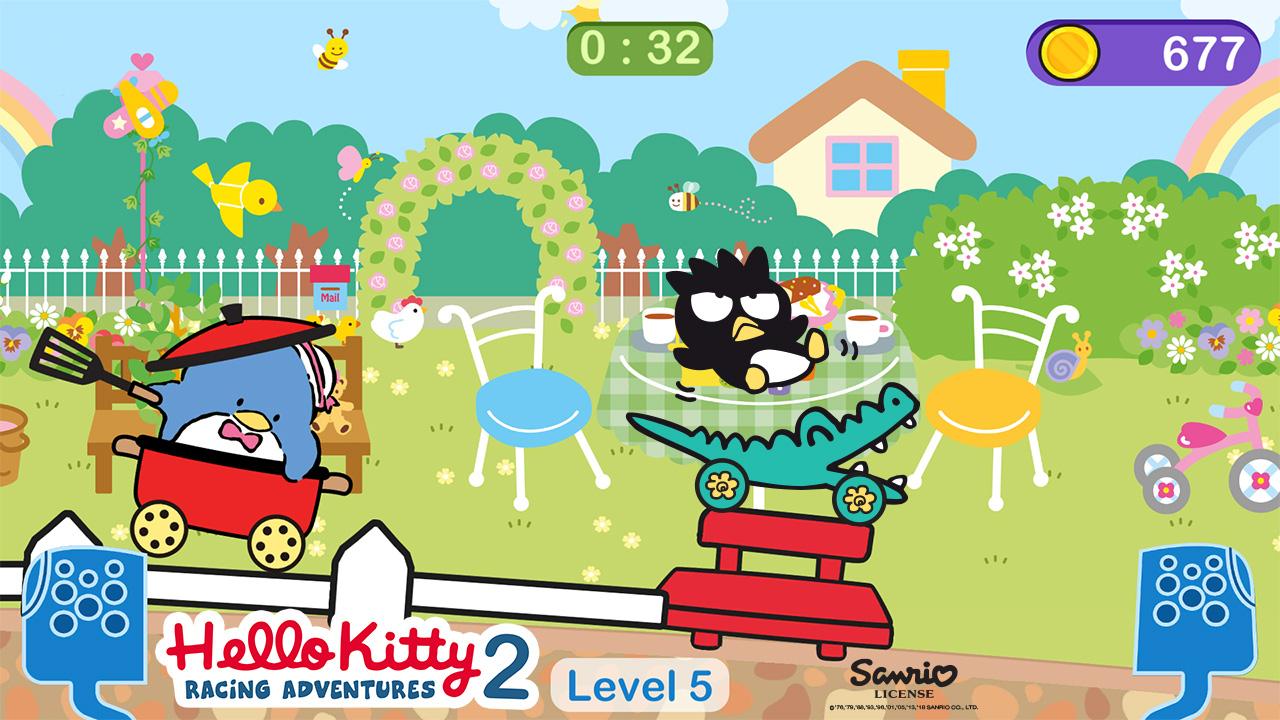 اسکرین شات 5 بازی Hello Kitty games - car game