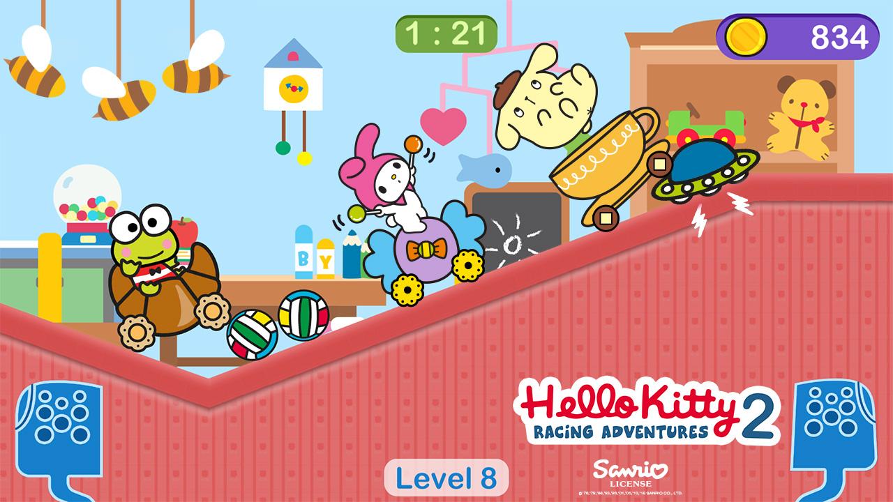اسکرین شات 6 بازی Hello Kitty games - car game