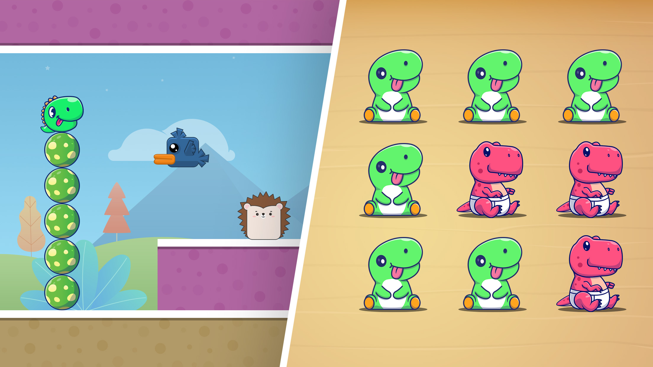 اسکرین شات 3 بازی Kids puzzle - Dinosaur games