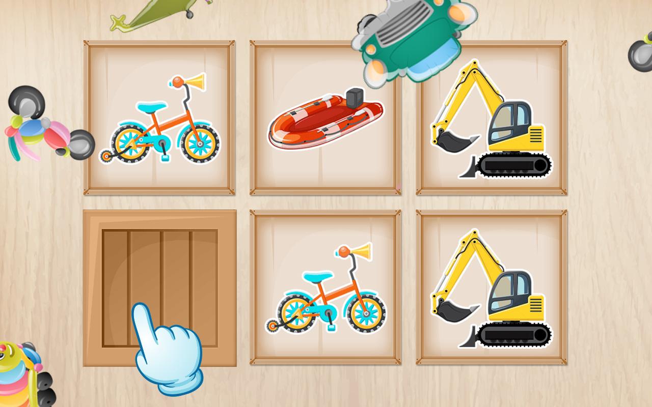 اسکرین شات 4 برنامه Car game for kids: Kids puzzle