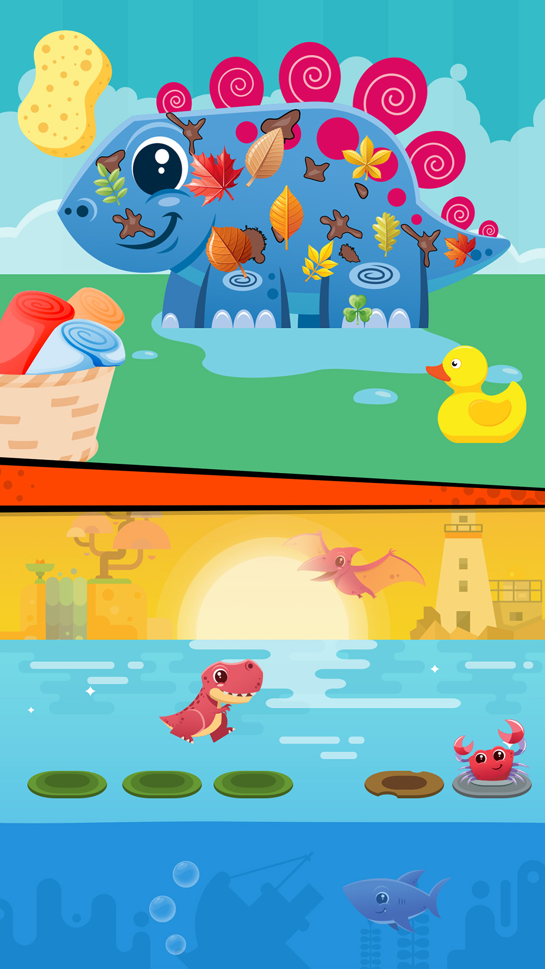 اسکرین شات 2 بازی Dinosaur games - Kids game