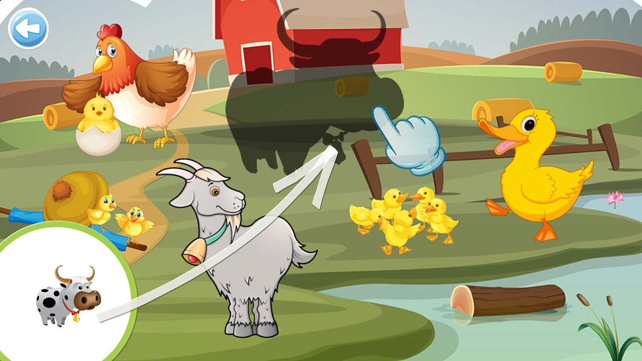 اسکرین شات 4 بازی Animals Puzzle for Kids