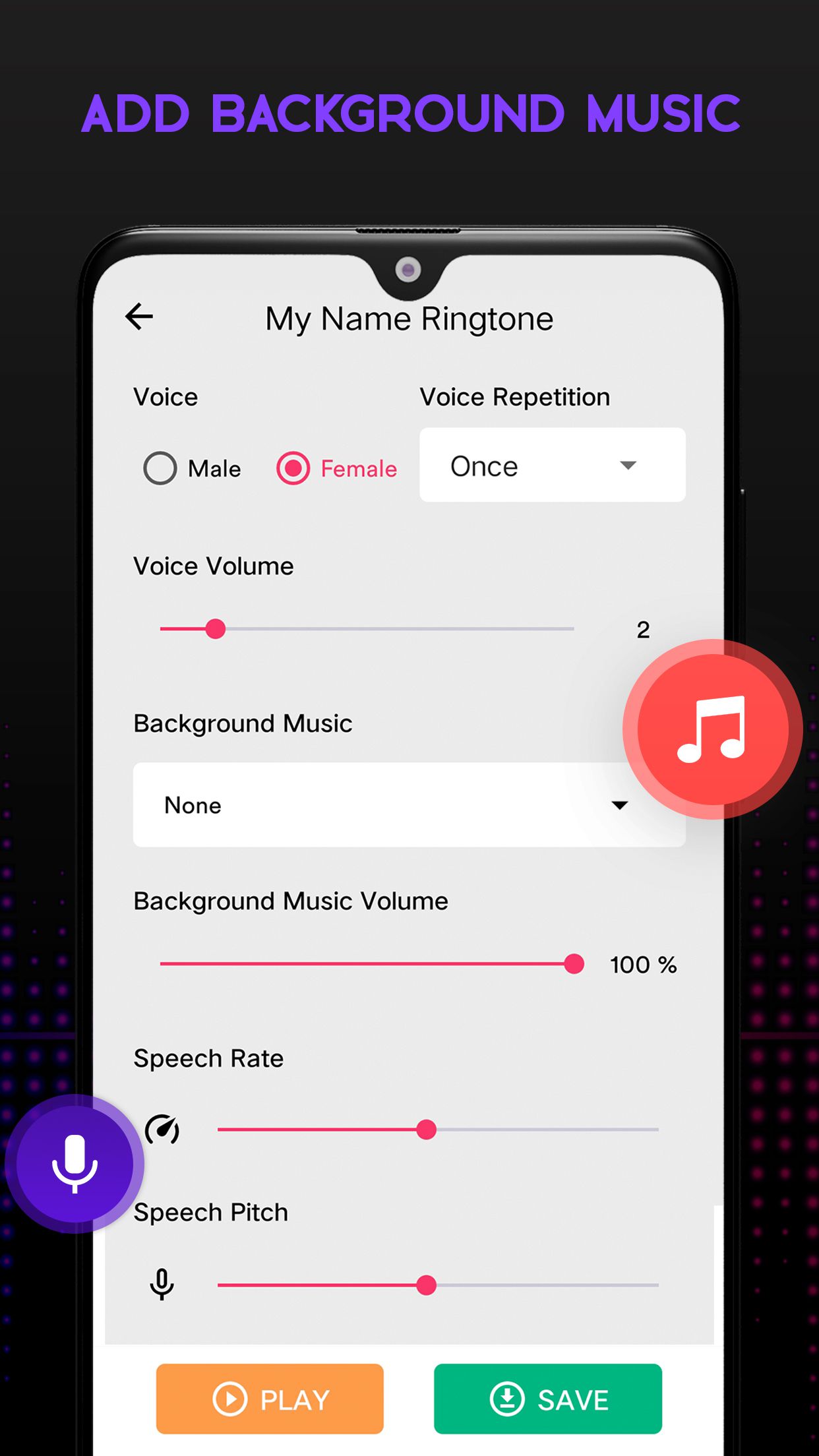 اسکرین شات 2 برنامه My Name Ringtone Maker