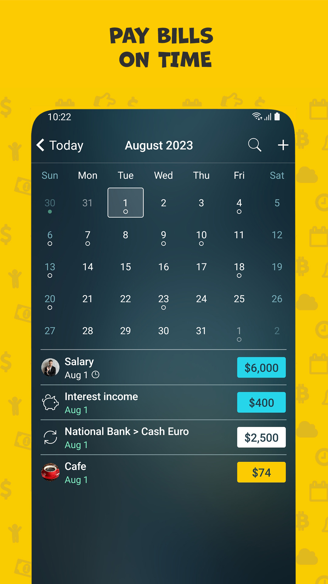 اسکرین شات 3 برنامه Money Pro: Personal Finance AR