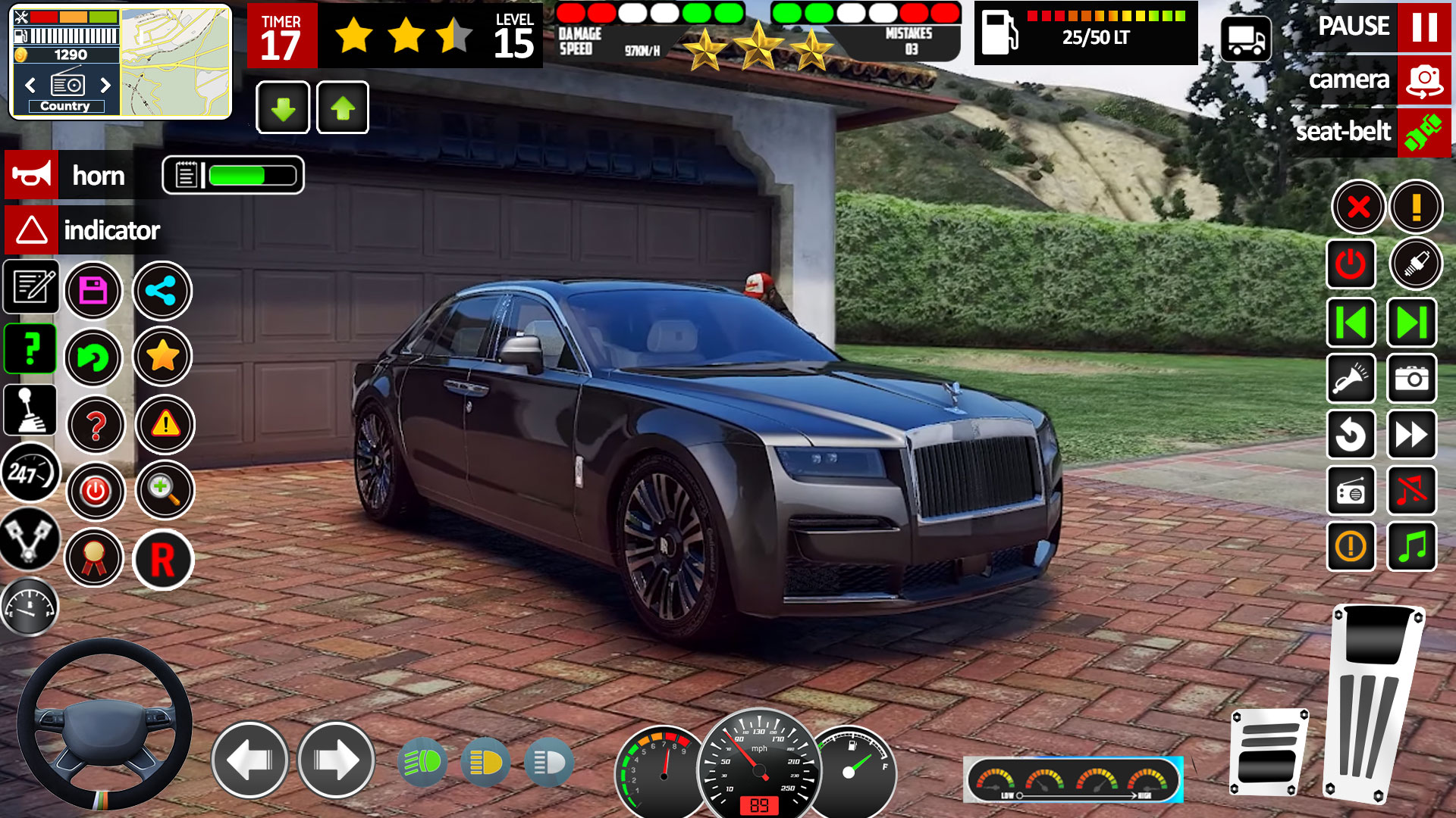 اسکرین شات 3 بازی Modern Car 3D: Driving School
