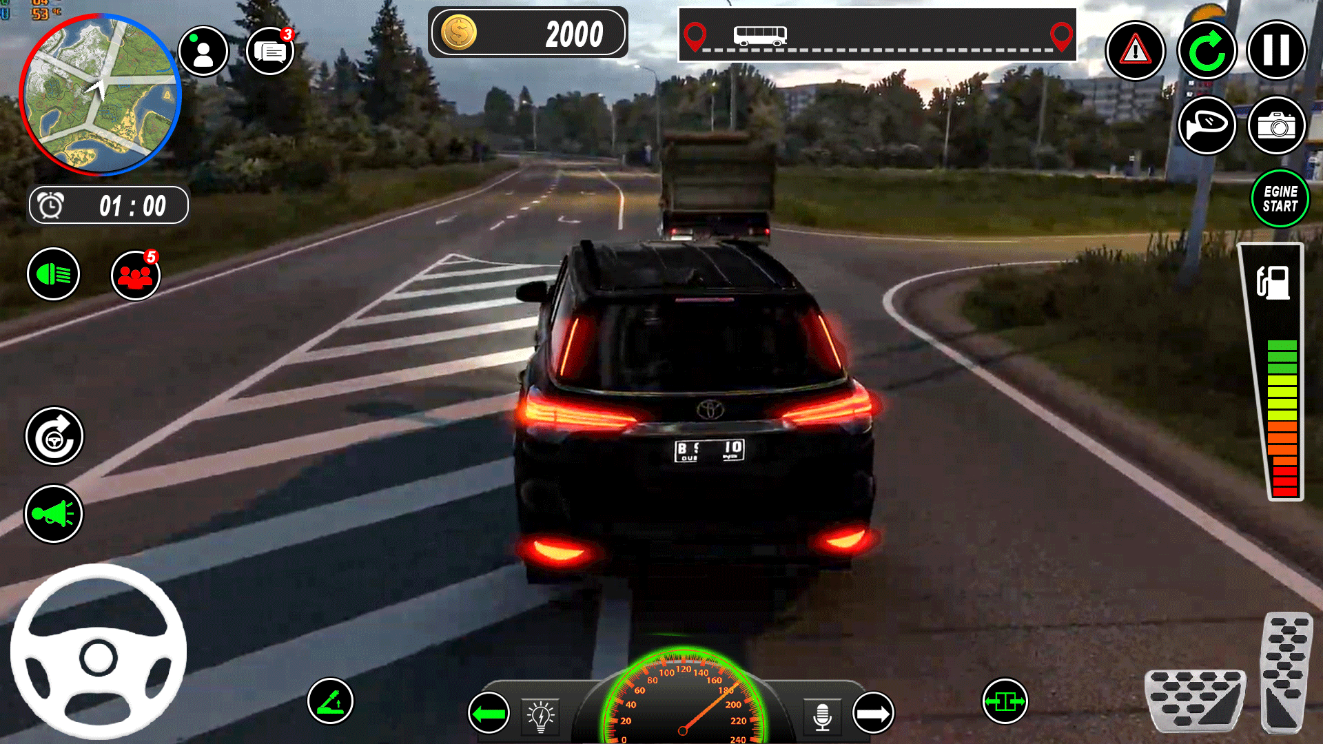 اسکرین شات 6 بازی Uphill Crazy 4x4 Jeep Driving