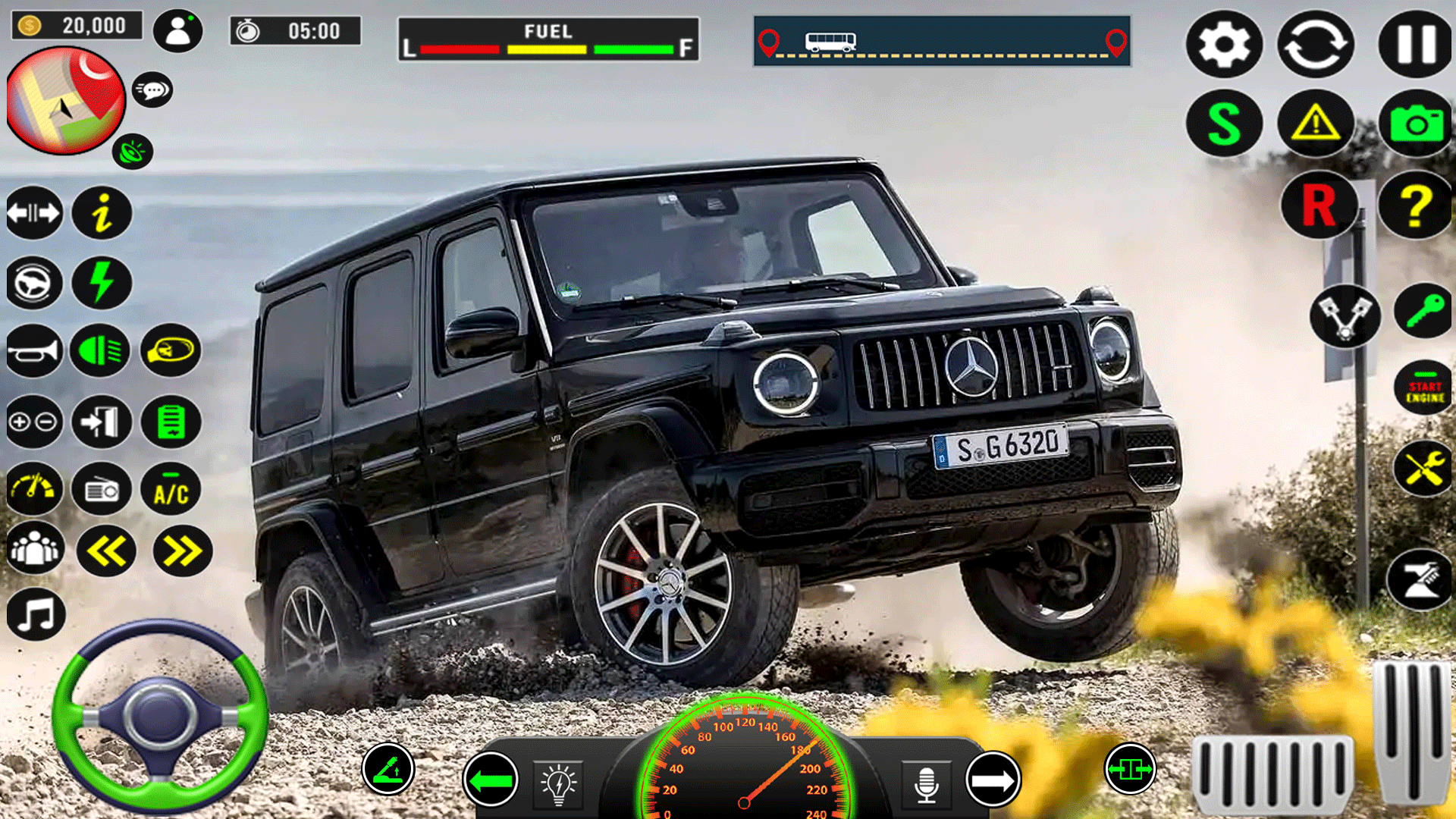 اسکرین شات 3 بازی Uphill Crazy 4x4 Jeep Driving