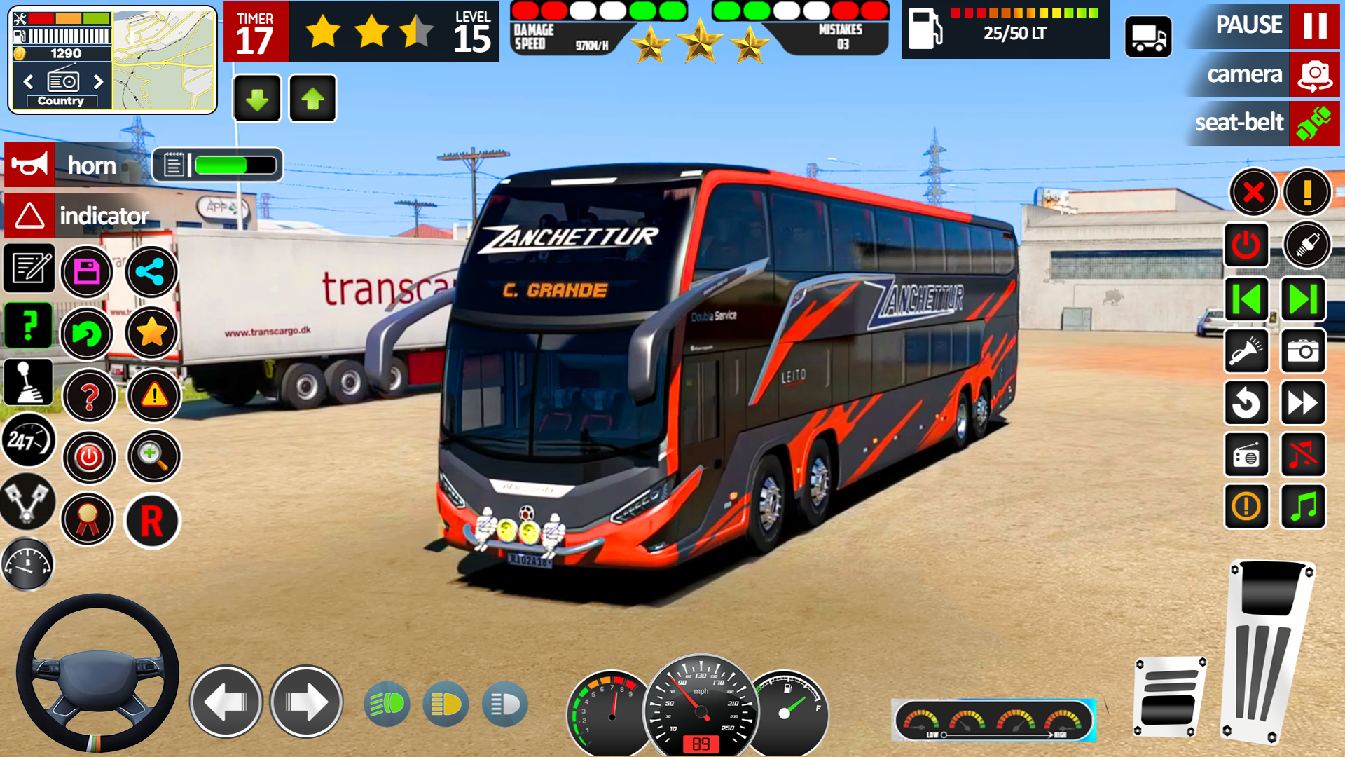 اسکرین شات 2 بازی Bus Driving Games Simulator 3d
