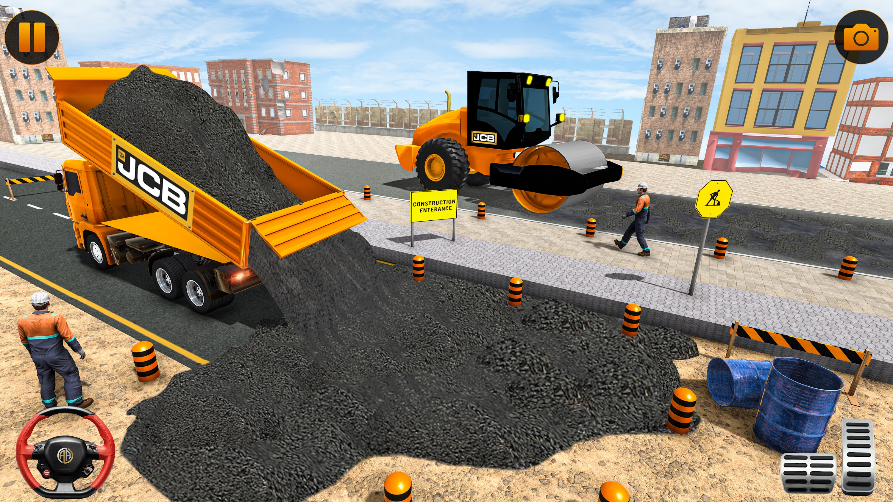اسکرین شات 1 بازی Grand City Road Construction
