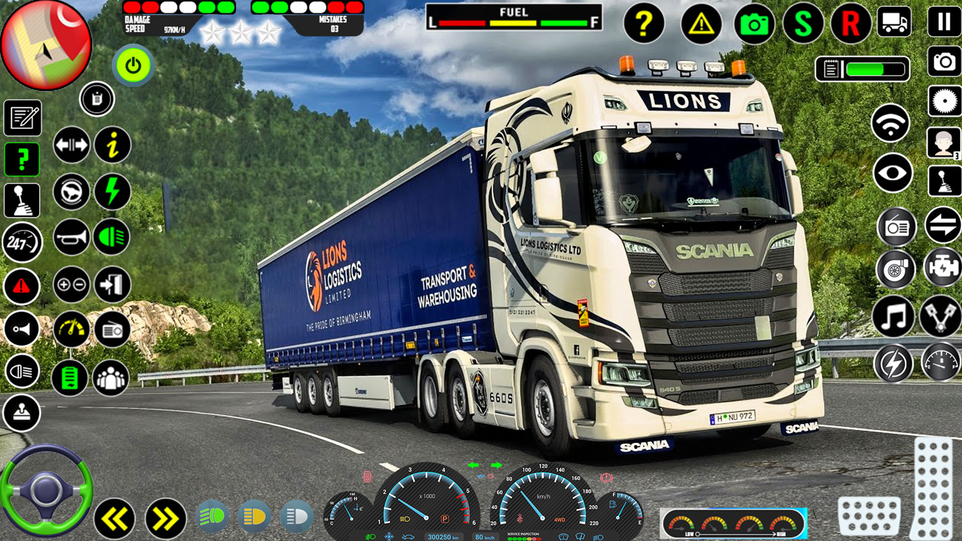 اسکرین شات 2 برنامه Truck Driver - Truck Simulator
