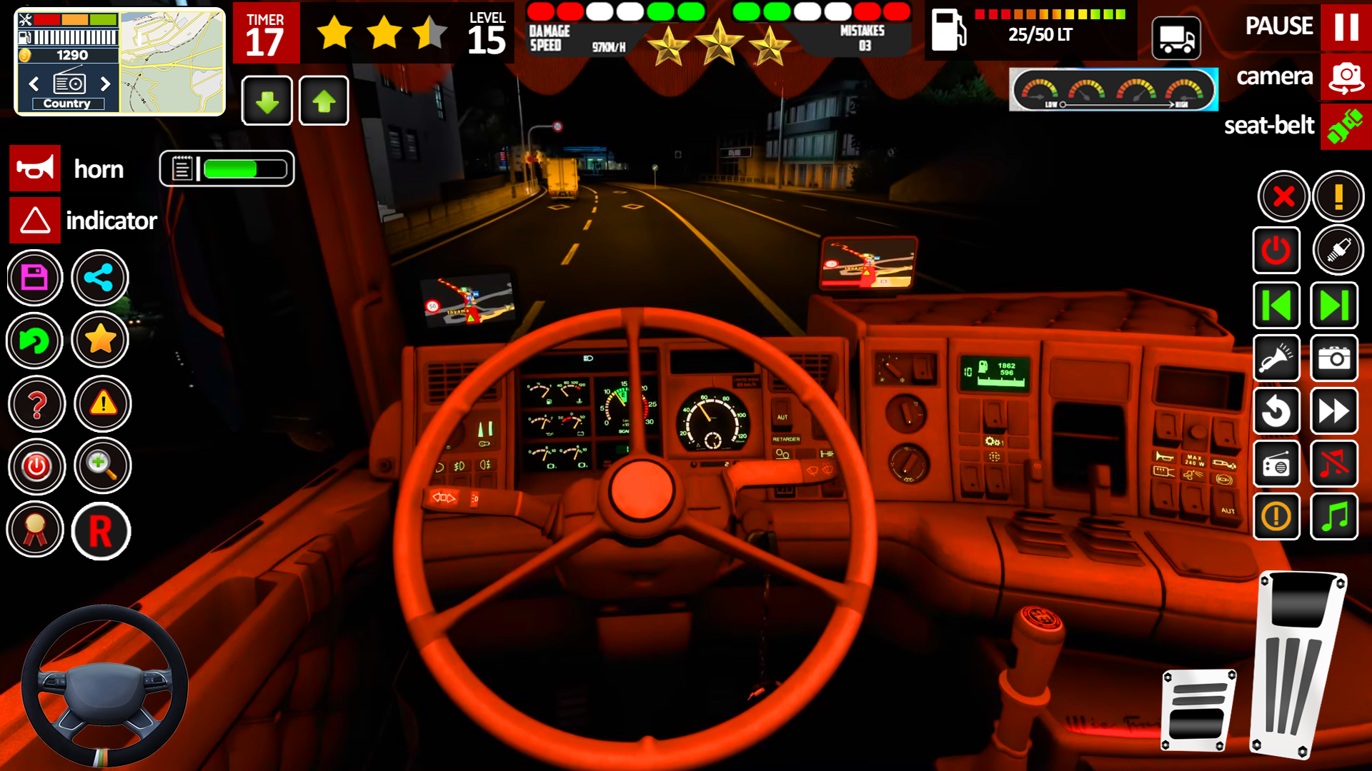 اسکرین شات 8 برنامه Truck Driving Offline Games 3d