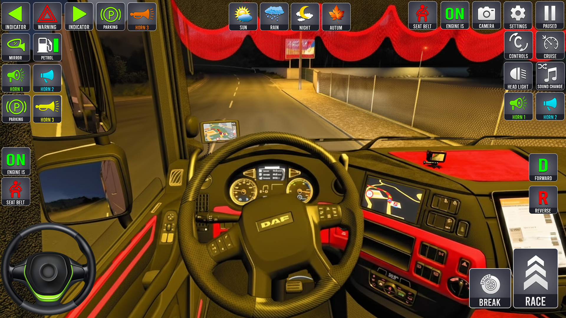 اسکرین شات 7 برنامه Truck Driving Offline Games 3d