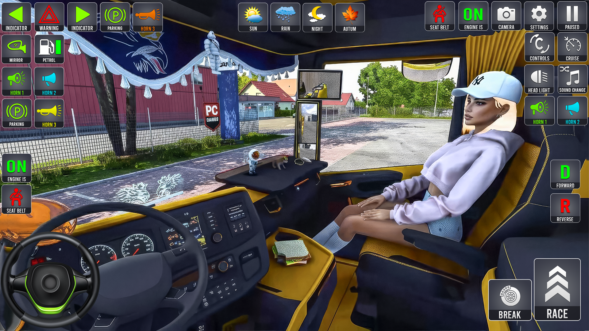 اسکرین شات 6 برنامه Truck Driving Offline Games 3d