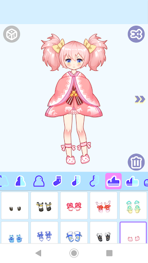 اسکرین شات 8 برنامه Anime Dress Up: Cute Anime Girls Maker