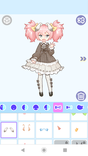 اسکرین شات 7 برنامه Anime Dress Up: Cute Anime Girls Maker