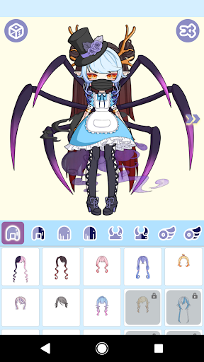 اسکرین شات 6 برنامه Magical Girl Dress Up: Magical Monster Avatar