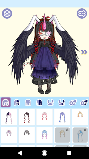 اسکرین شات 8 برنامه Magical Girl Dress Up: Magical Monster Avatar