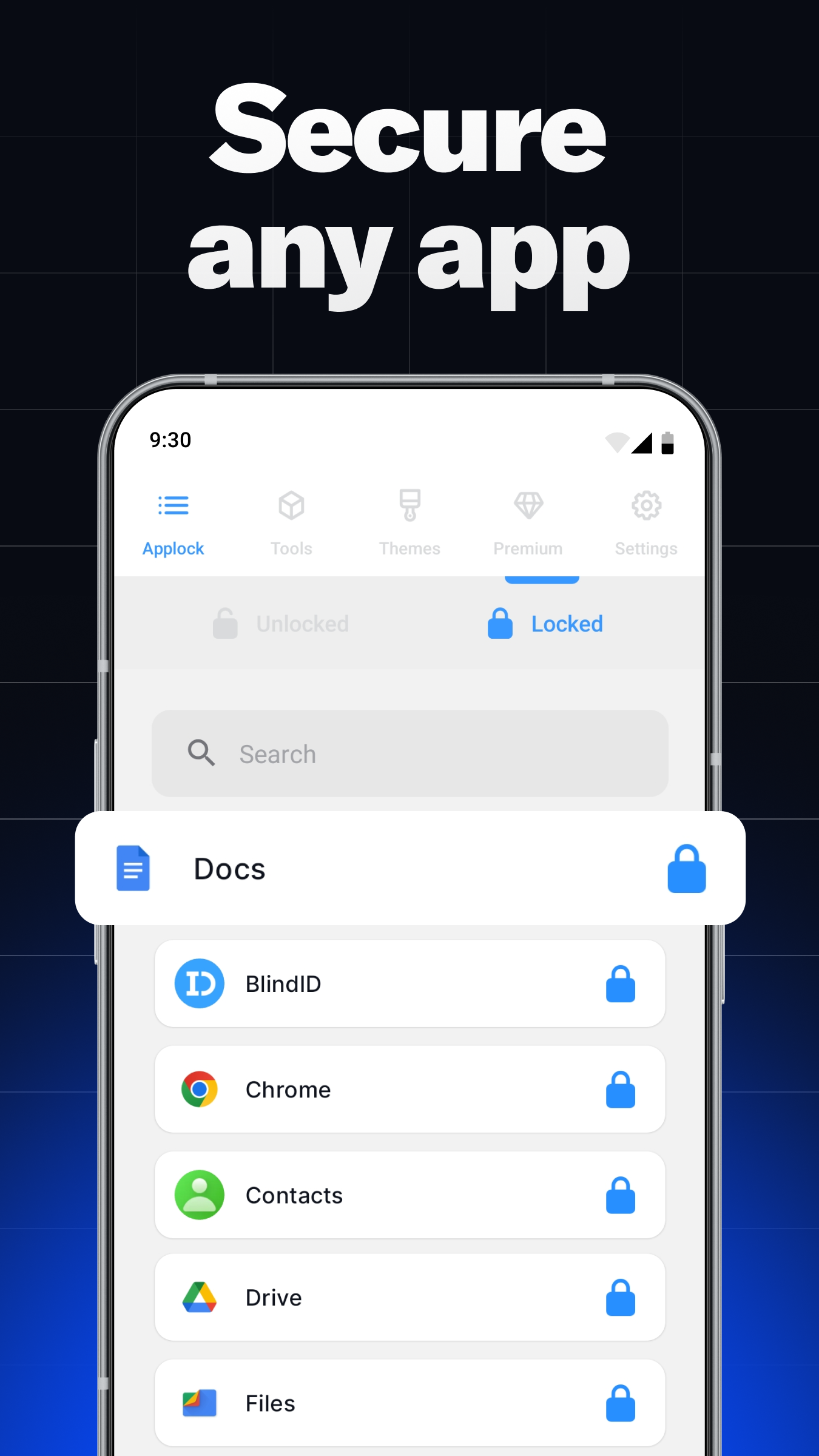 اسکرین شات 4 برنامه Applock Pro - App Lock & Guard