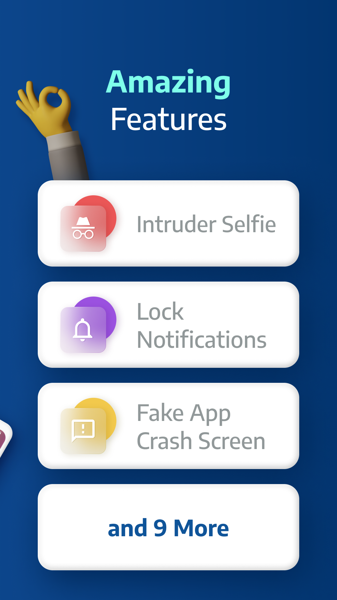 اسکرین شات 5 برنامه Applock Pro - App Lock & Guard
