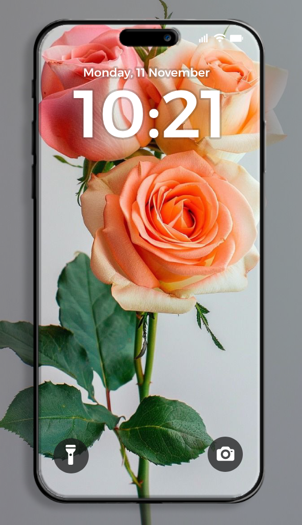 اسکرین شات 2 برنامه Aesthetic Flower Wallpapers hd