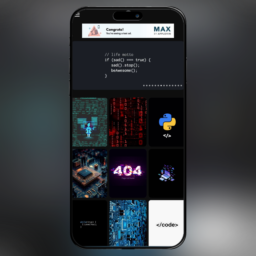 اسکرین شات 7 برنامه Programming Wallpapers HD