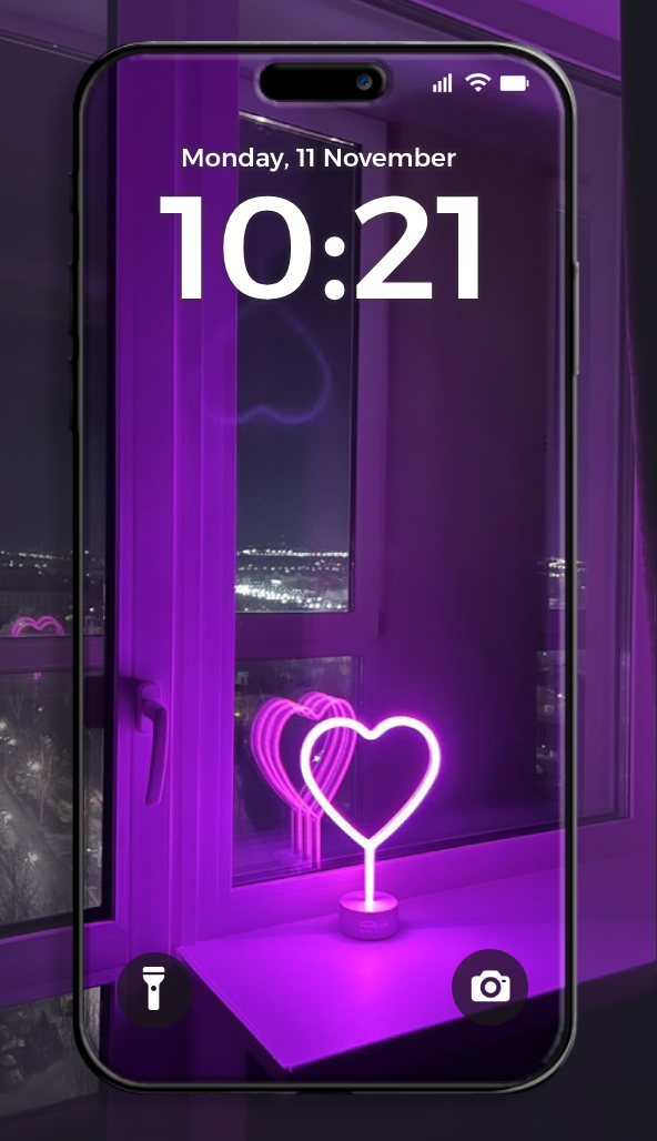 اسکرین شات 5 برنامه Purple Wallpaper HD