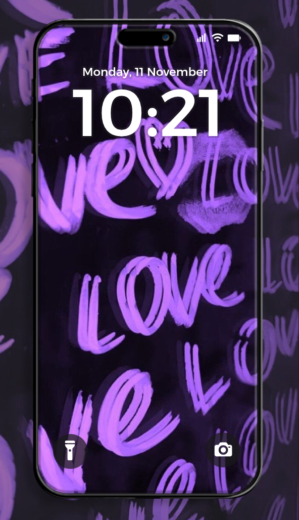 اسکرین شات 7 برنامه Purple Wallpaper HD