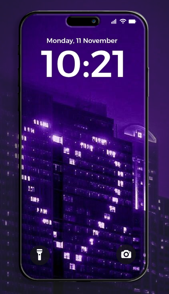 اسکرین شات 8 برنامه Purple Wallpaper HD