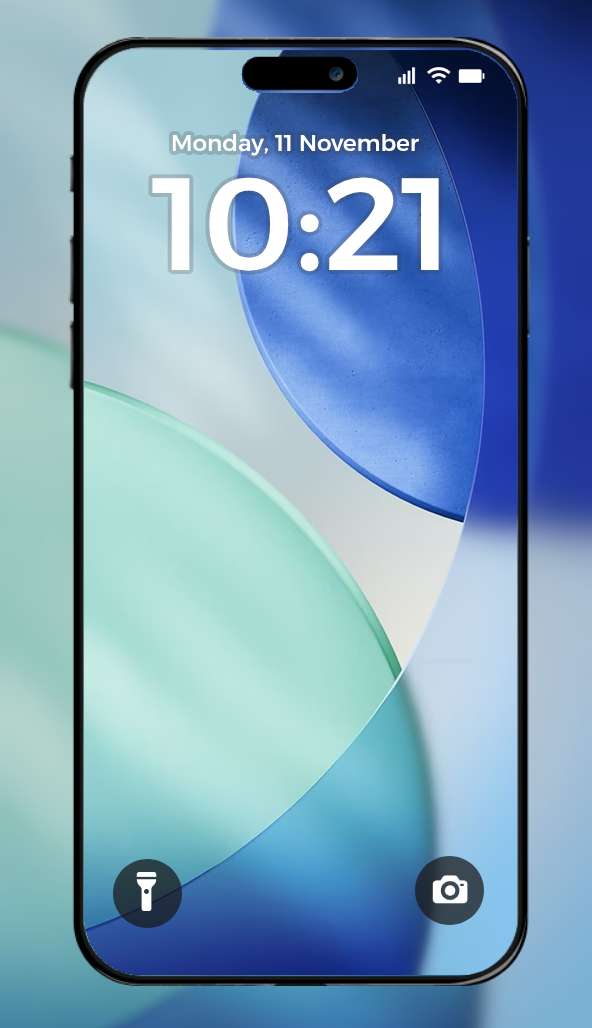 اسکرین شات 2 برنامه iPhone 17 Lock Screen HD