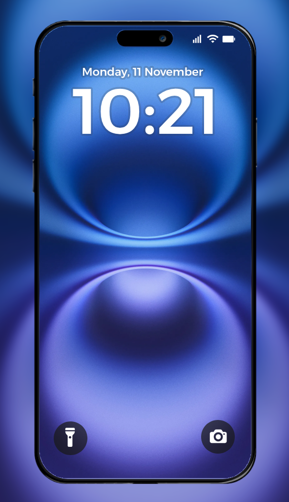 اسکرین شات 5 برنامه iPhone 17 Lock Screen HD