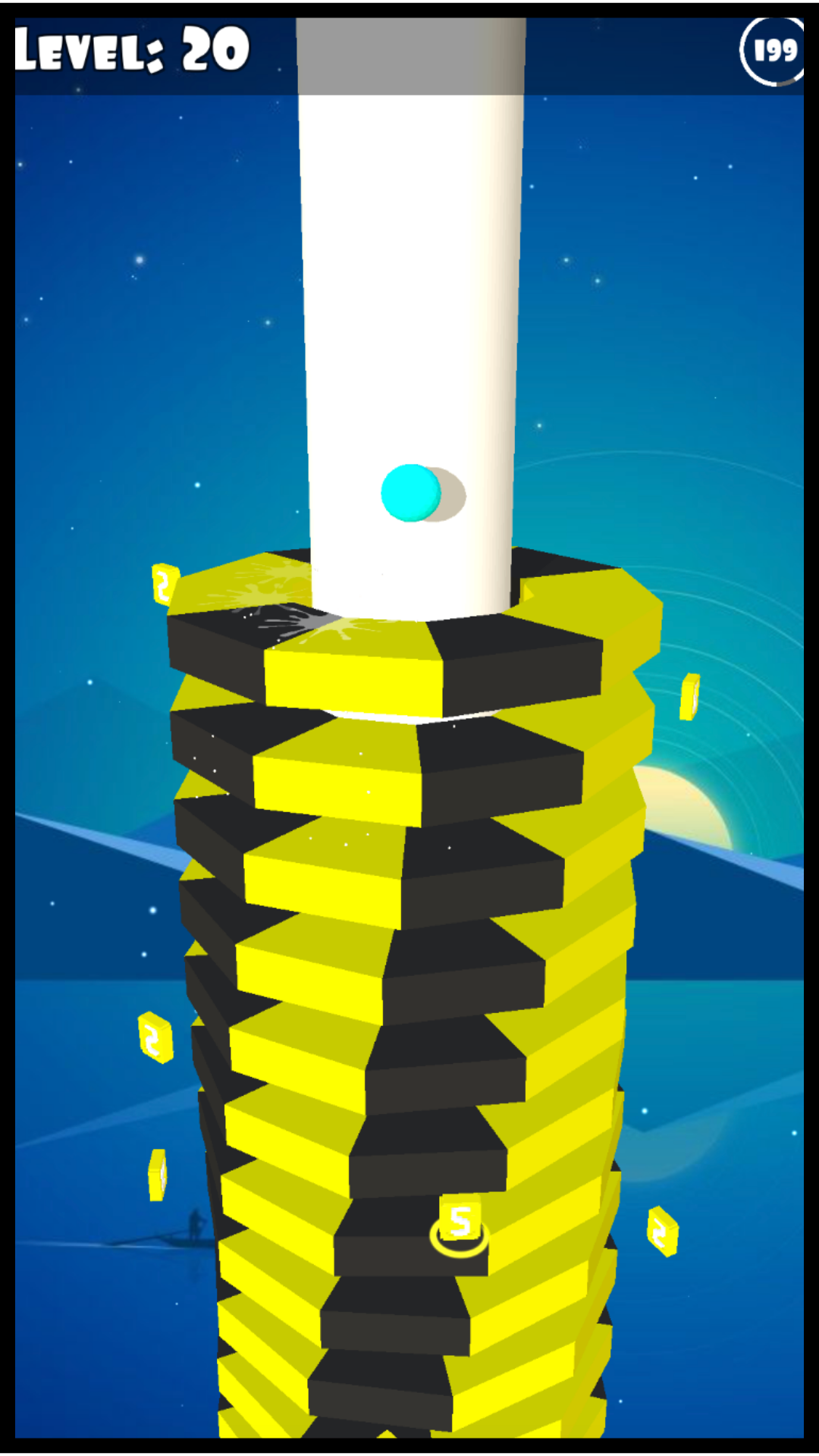 اسکرین شات 3 بازی Stack Blast Ball Jump Game