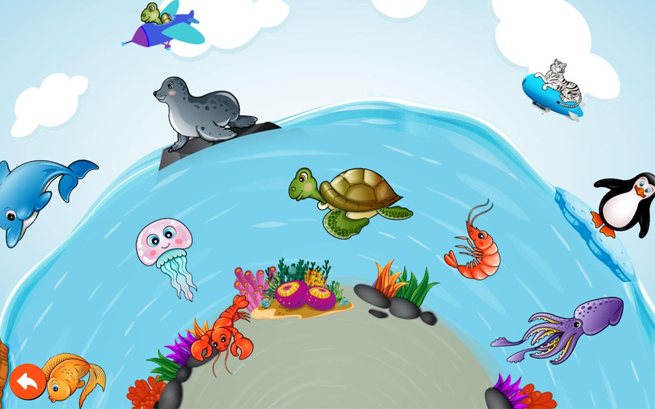 اسکرین شات 5 بازی Toddler puzzles - Animal games