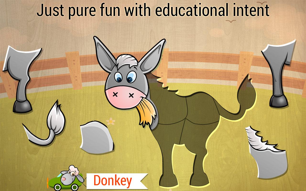اسکرین شات 2 بازی Toddler puzzles - Animal games