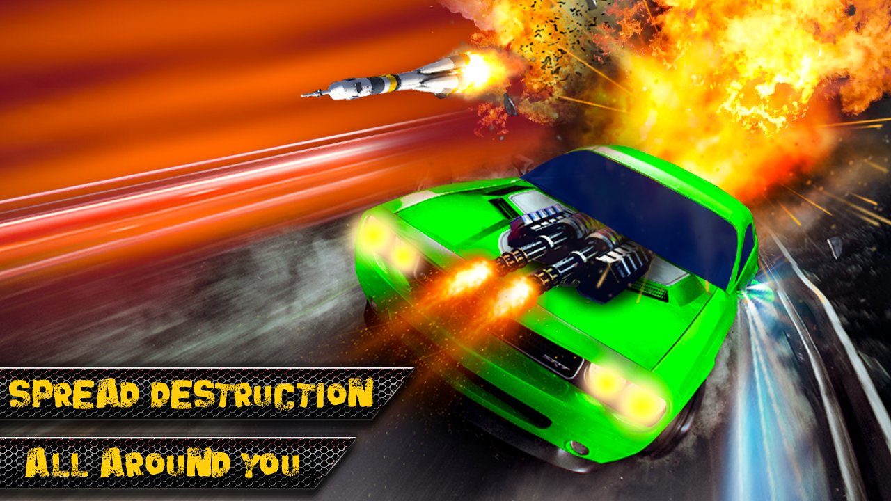 اسکرین شات 3 برنامه Death Car Racing: Car Games