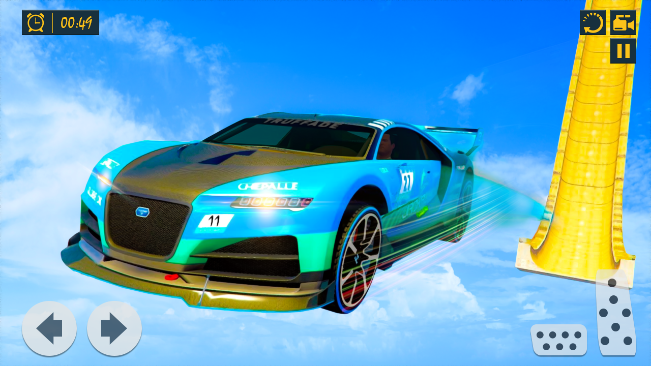 اسکرین شات 7 برنامه Crazy Car driving: Car Games