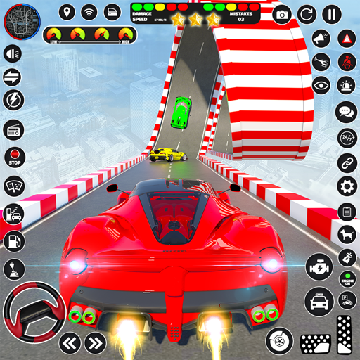 اسکرین شات 1 برنامه Crazy Car driving: Car Games