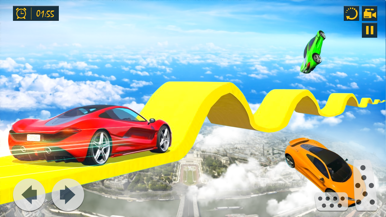 اسکرین شات 5 برنامه Crazy Car driving: Car Games