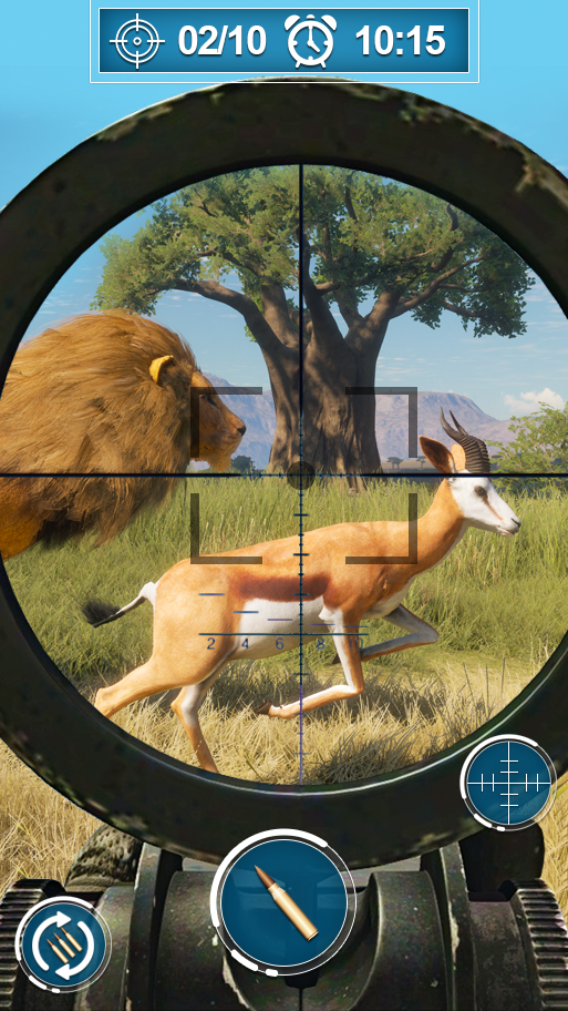 اسکرین شات 4 بازی Wild Animal Hunting Games Gun