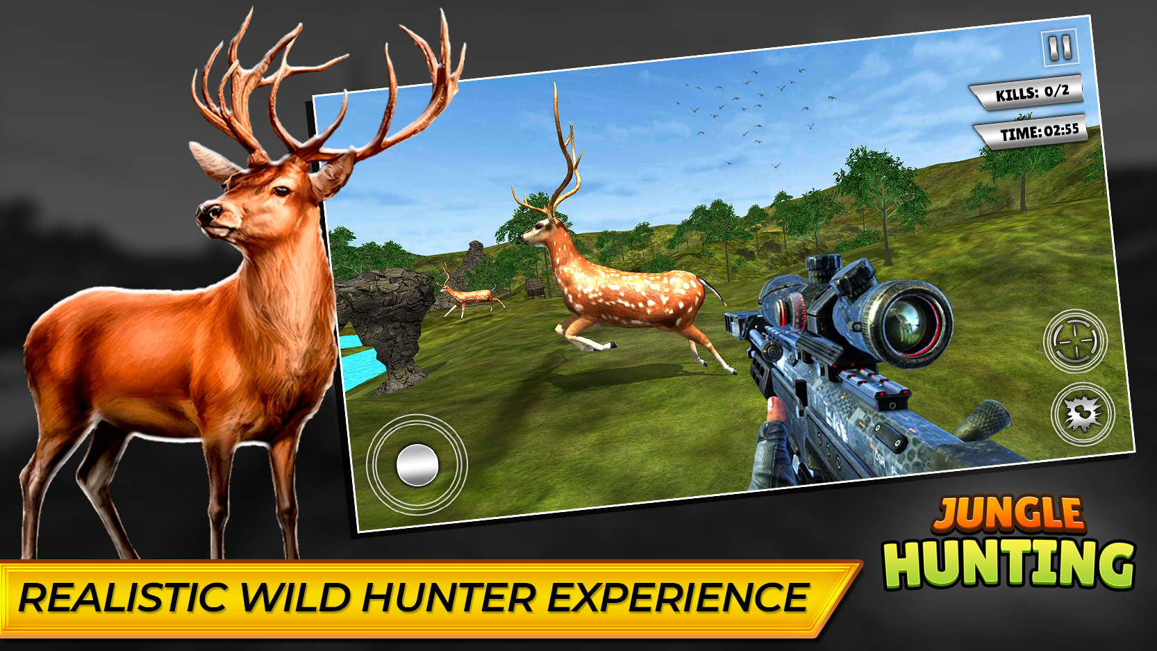 اسکرین شات 5 بازی Wild Animal Hunting Games Gun