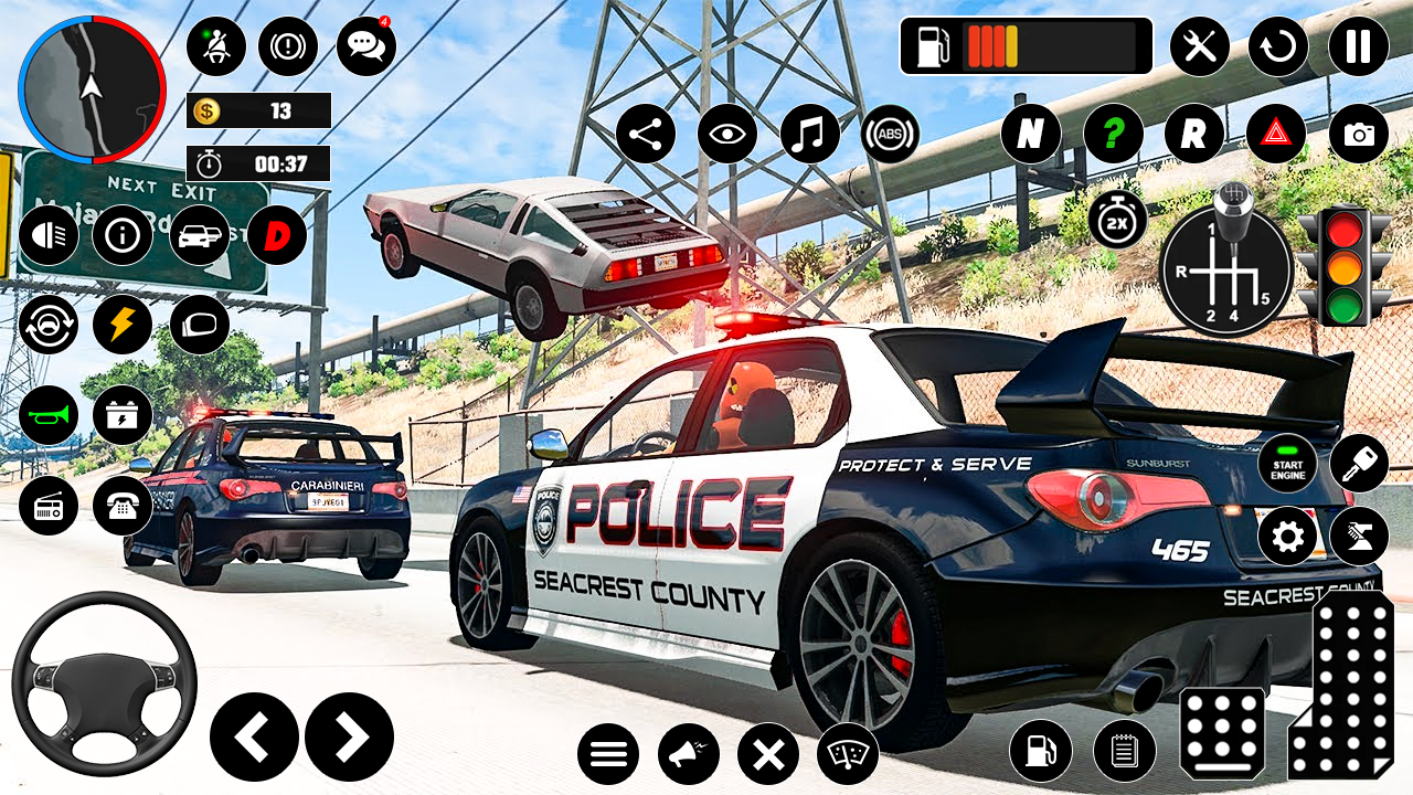 اسکرین شات 1 بازی Police Chase Thief Car Games