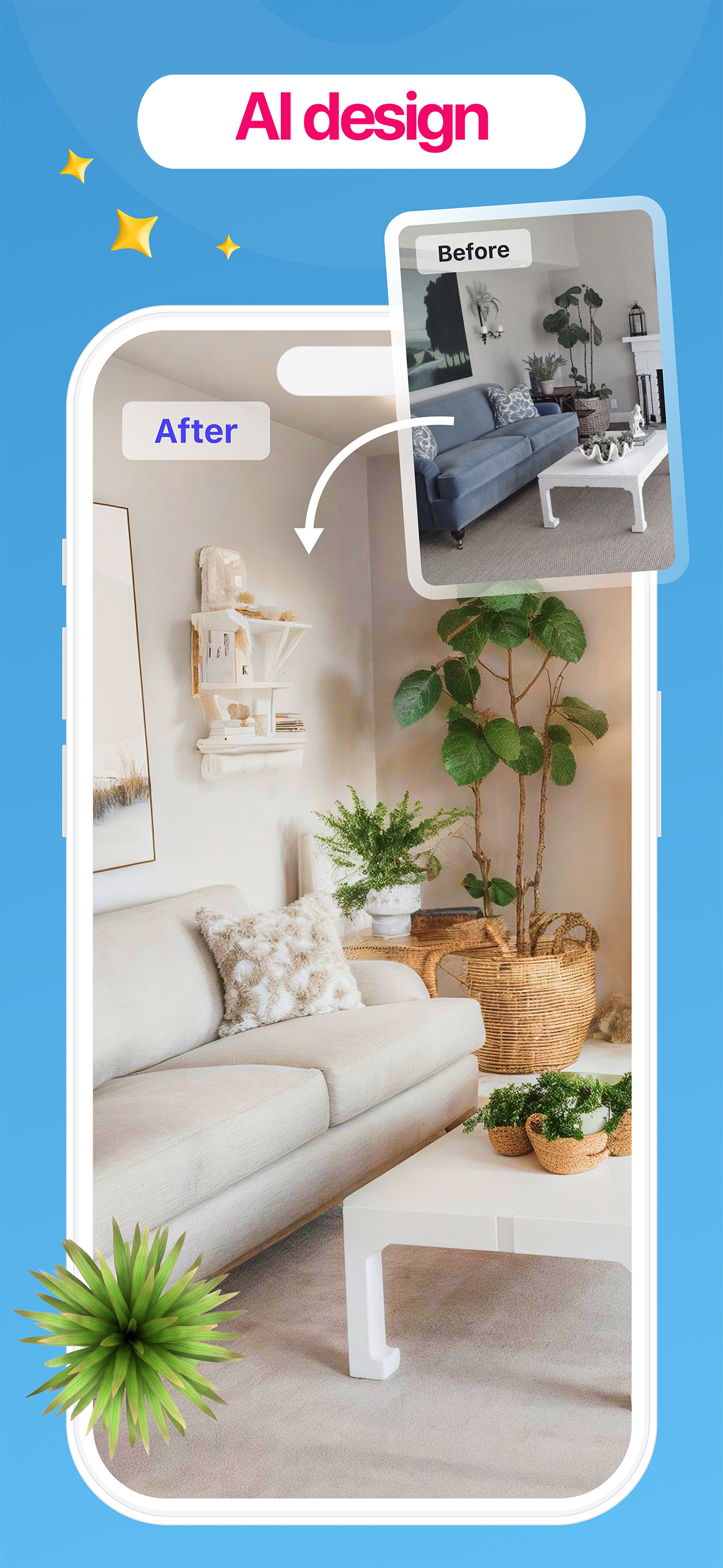 اسکرین شات 3 برنامه Home Planner AI: Room Interior