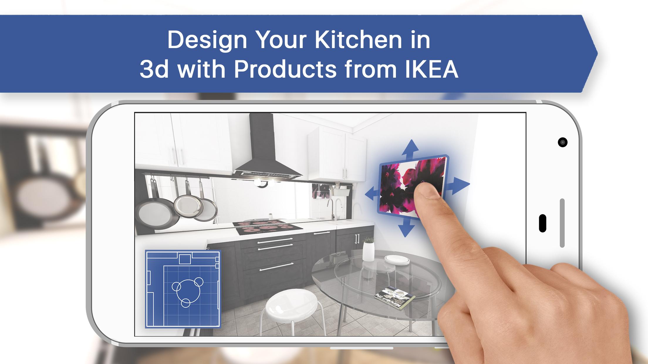 اسکرین شات 1 برنامه Kitchen Design: 3D Planner